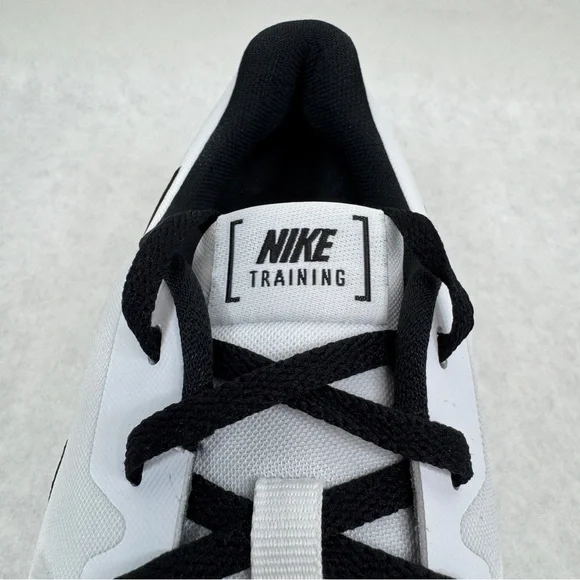 NIKE Men’s Flex Control 4 Workout Shoes - White/Grey/Black - CD0197-100 - Sz 9.5 - Picture 12 of 16